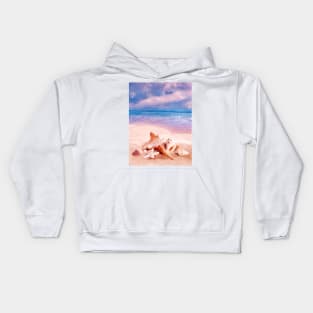 On the beach Kids Hoodie